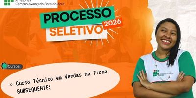 Processo Seletivo para ingresso em 2026
